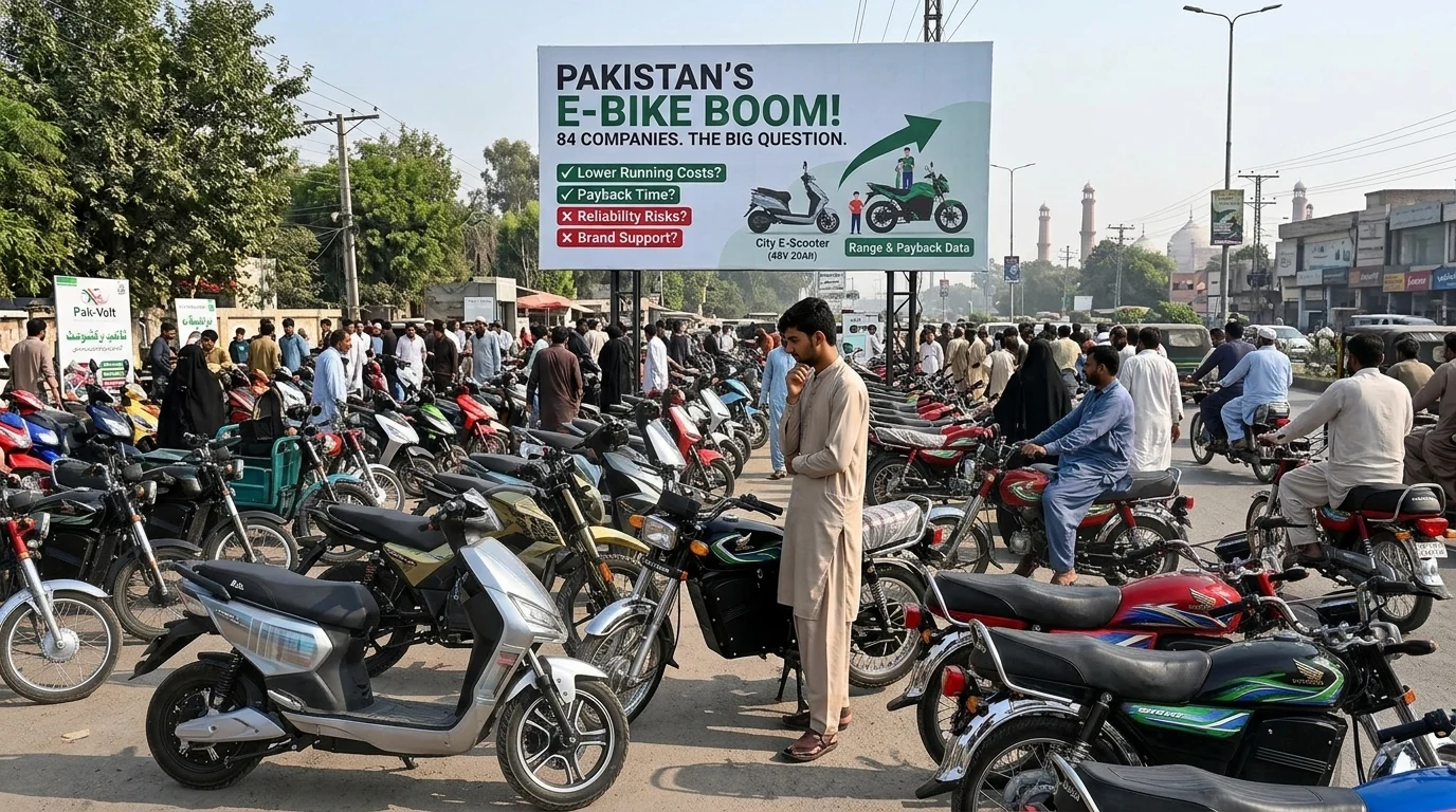 Pakistan's Electric Bike Boom: 84 Companies, One Big Question for Buyers
