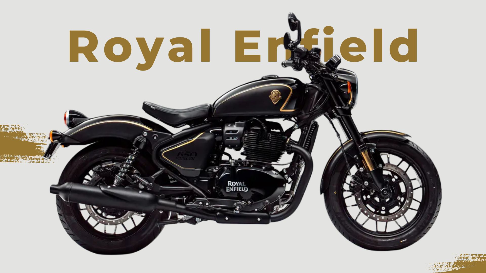 Royal Enfield Shotgun 650 Rough Crafts Edition: A Black and Gold Collector's Bike Only 100 Will Own
