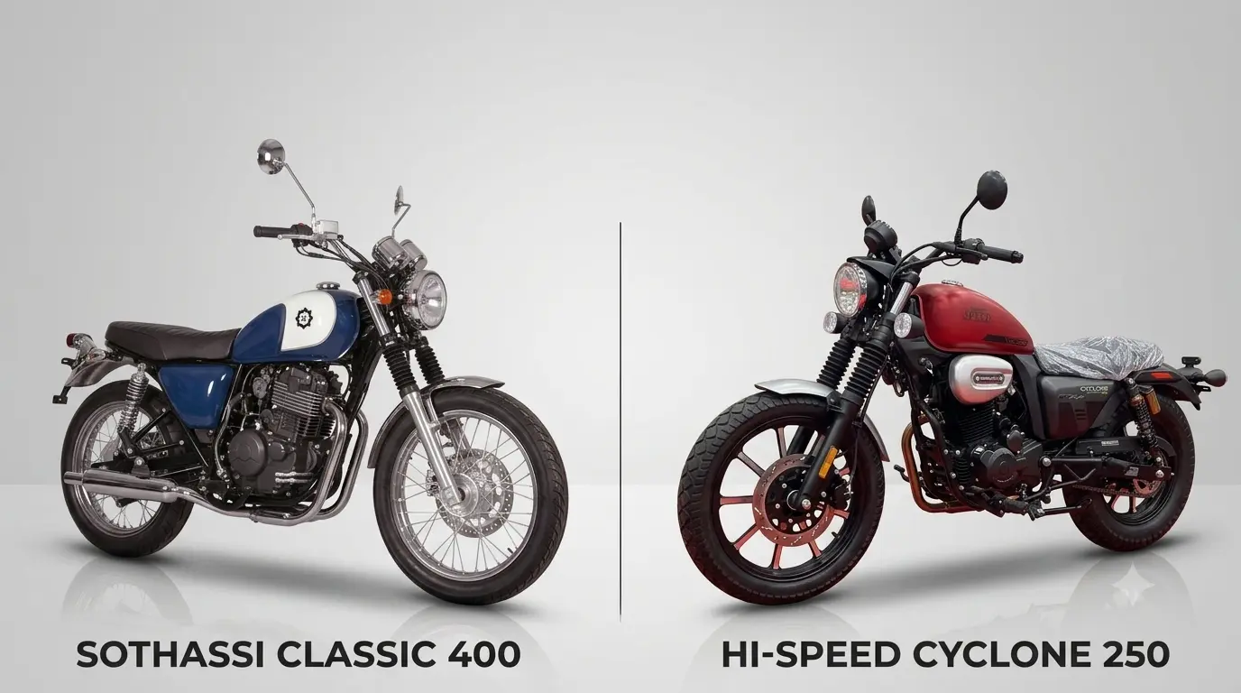 Sothassi Classic 400 vs Hi-Speed Cyclone 250: Which Retro Cruiser Should You Buy in Pakistan?