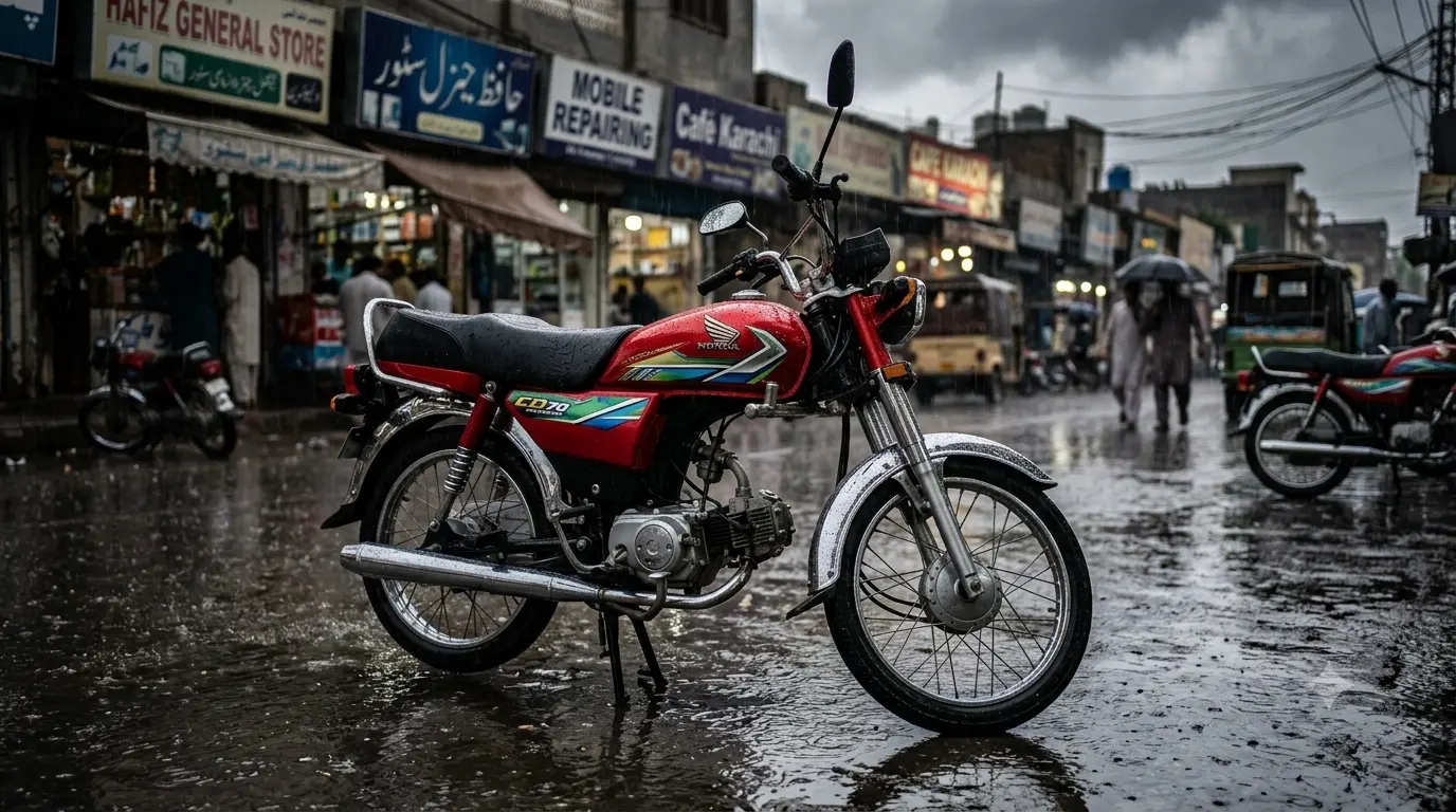 Monsoon Motorcycle Care in Pakistan: 9 Ways to Protect Your Bike This Rainy Season