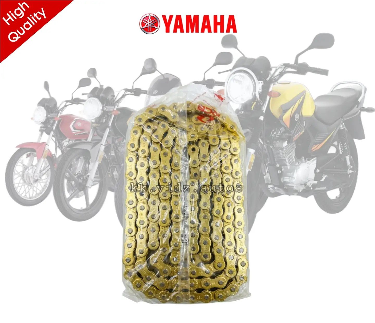 Golden O-ring Drive Chain for Yamaha YBR
