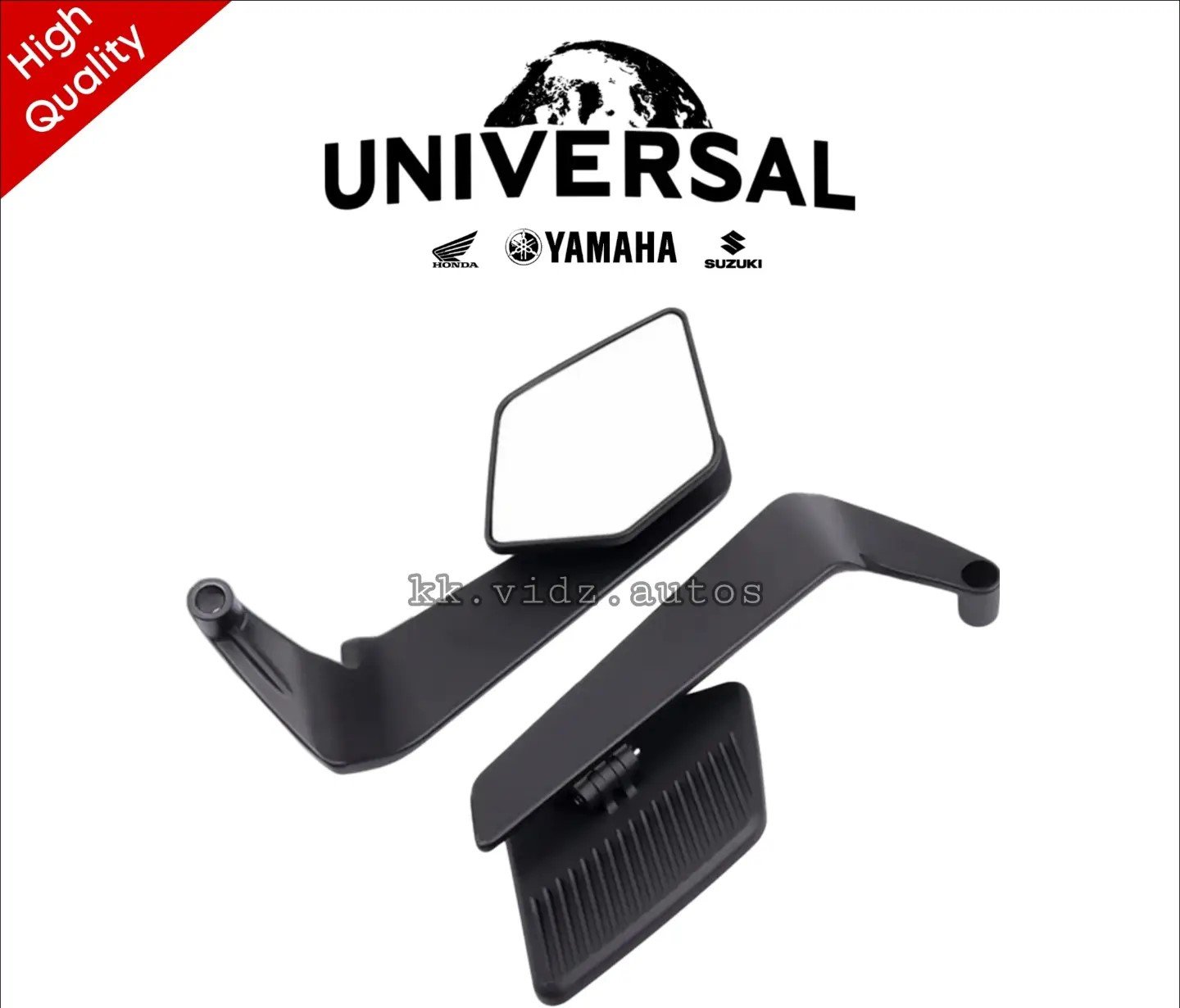Universal Mirrors Foldable Metal - Aluminium