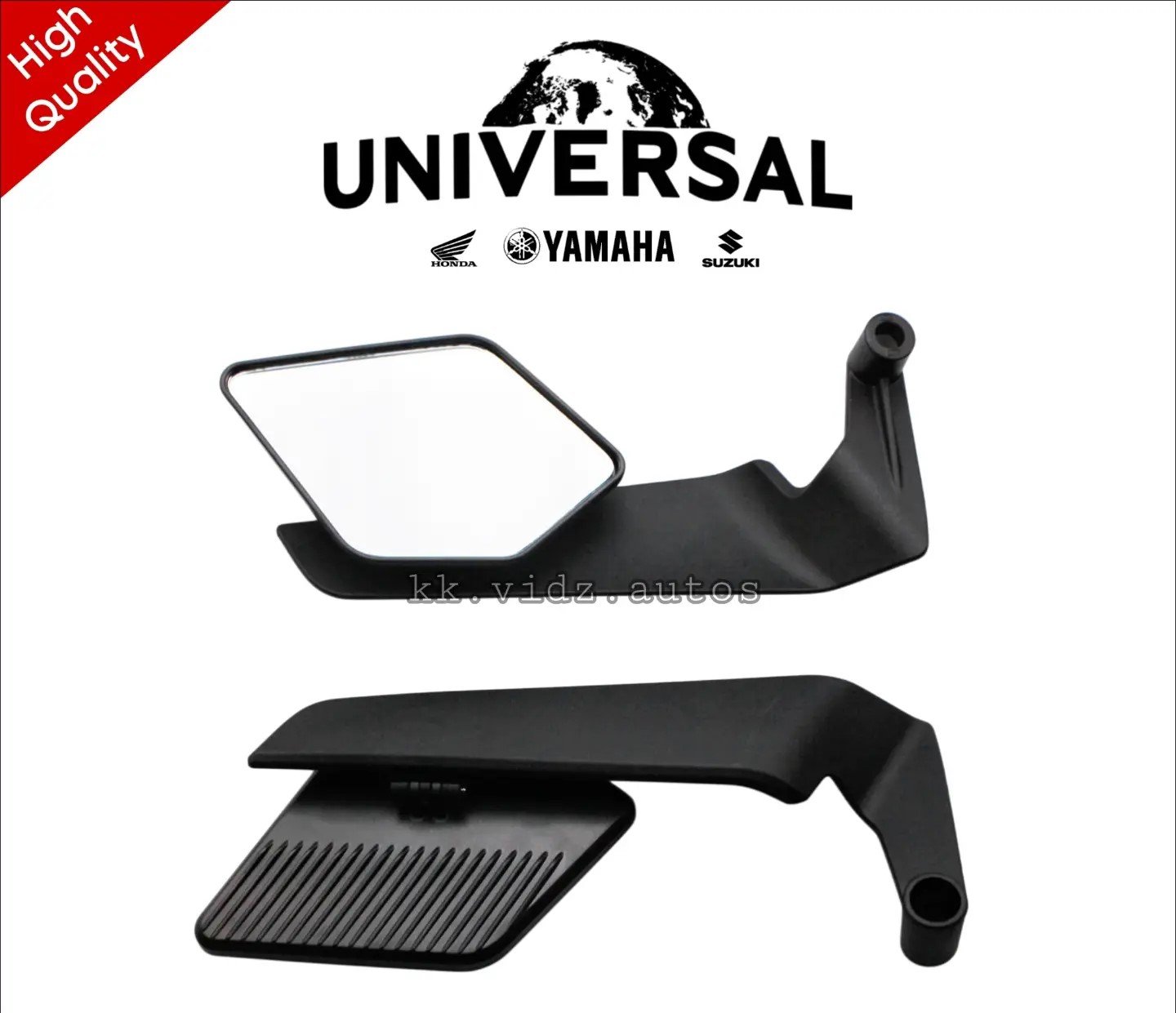 Universal Mirrors Foldable Metal - Aluminium