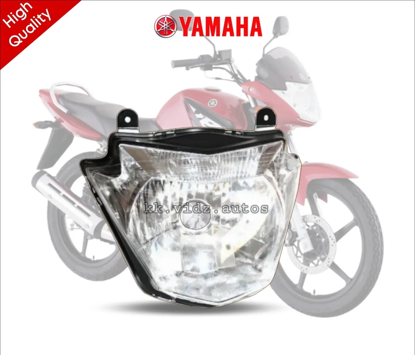 Headlight Assy (half) genuine for YAMAHA YBR125